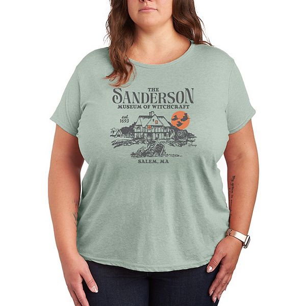 

Футболка с принтом Hocus Pocus The Sanderson Museum of Witchcraft, plus size Disney, Heather Sea Foam, Бежевый, Футболка с принтом Hocus Pocus The Sanderson Museum of Witchcraft, plus size Disney, Heather Sea Foam