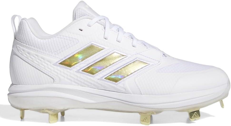 Мужские бутсы-кроссовки adidas Icon 8, белый/золотой — фото 2