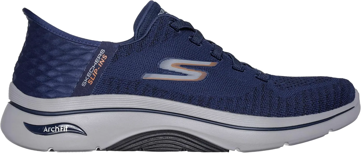 

Мужские кроссовки Skechers Go Walk Arch Fit 2.0 - Grand для ходьбы, темно-синий/оранжевый