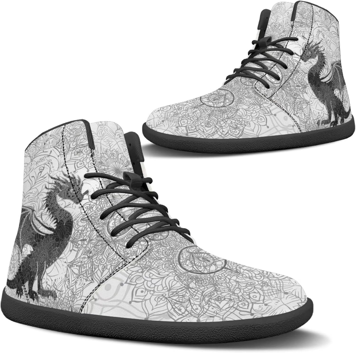 

Кроссовки Binienty Barefoot Minimalist для мужчин и женщин с широким носком, кросс-тренер, без подъема, на шнуровке, белый