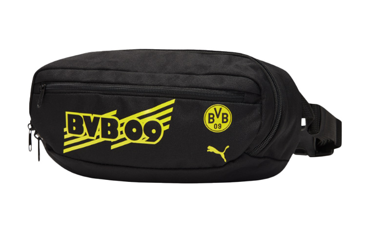 

Футболка с одним плечом и набедренной сумкой через плечо унисекс черная PUMA