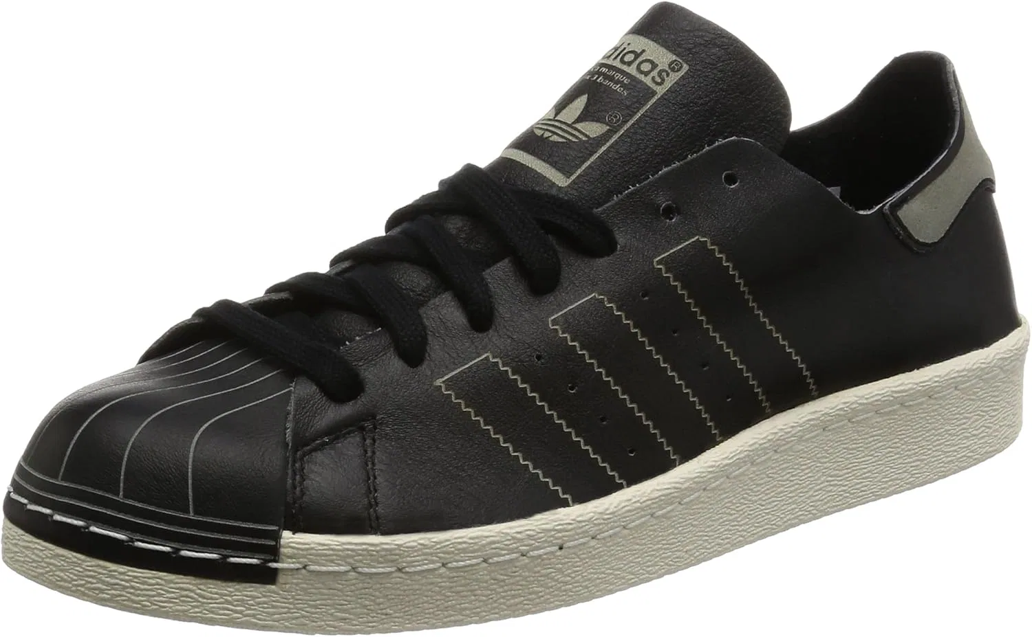 Мужские кроссовки Adidas Superstar 80s Decon для фитнеса, Black Core Black Core Black Vintage White