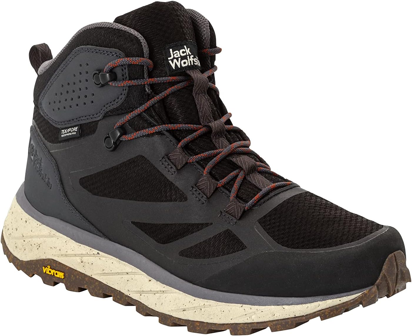 Мужские ботинки Jack Wolfskin Terraventure Texapore Mid M, серый — фото 4