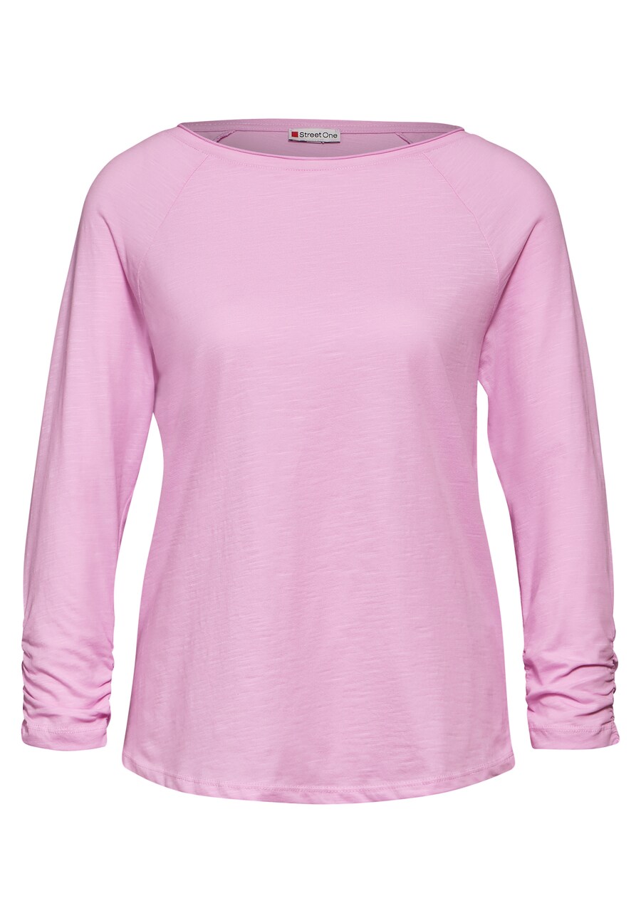 

Топ STREET ONE Shirt Mina, темно-розовый