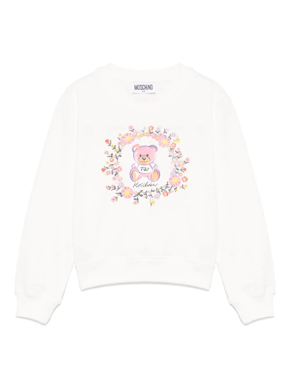 

Толстовка с декором Teddy Bear Moschino Kids, белый