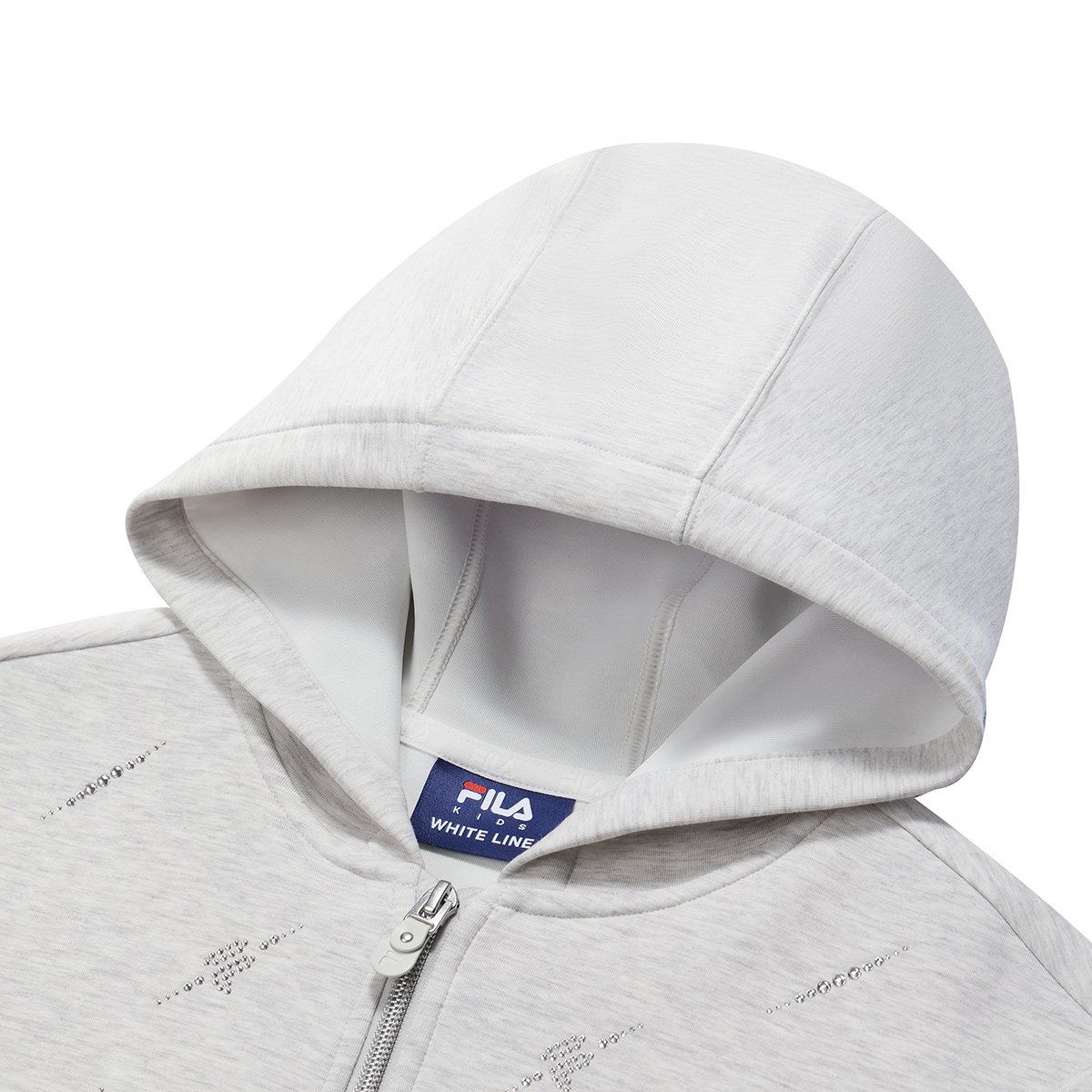 Топ для младших школьников FILA KIDS, слоновая кость — фото 3