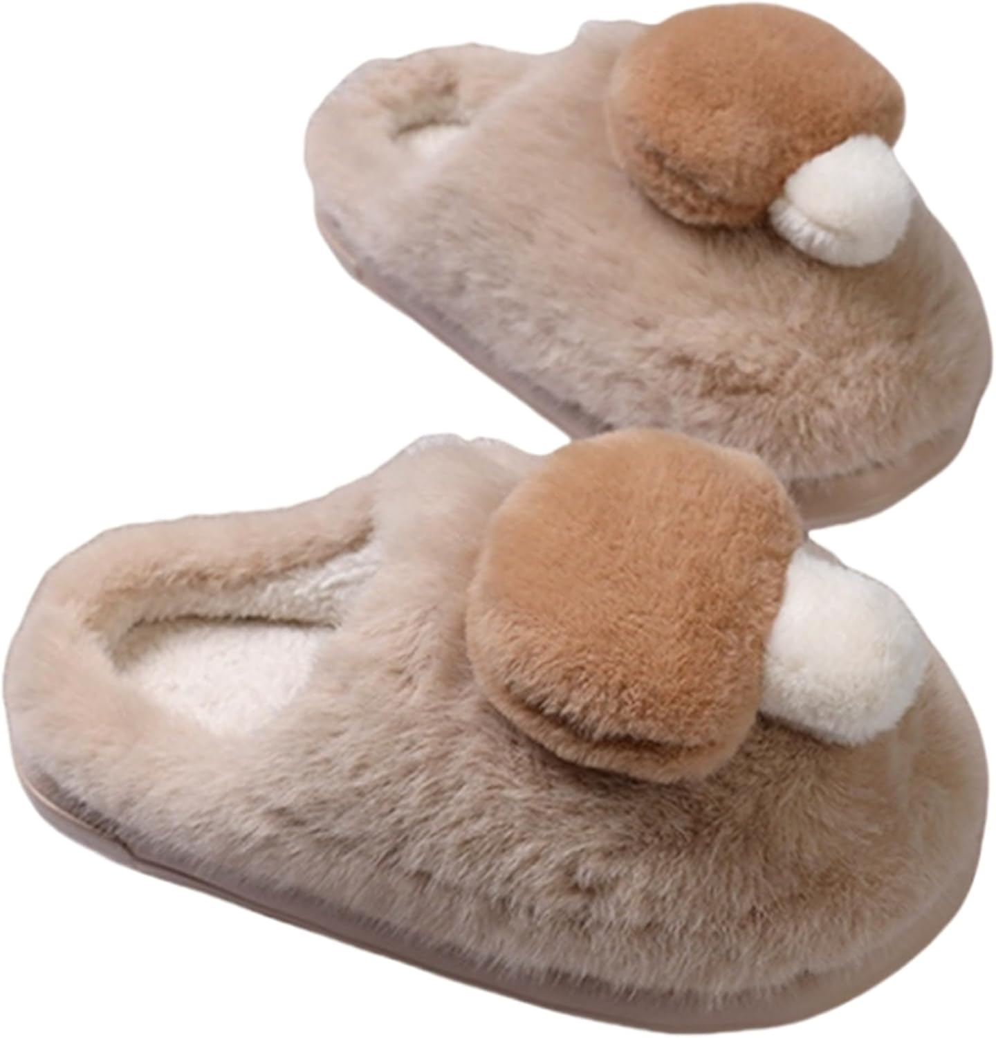 

Тапочки LRYAOAN с рисунком грибов, плюшевые тапочки, домашние хлопковые тапочки для мужчин и женщин, теплые домашние тапочки, хаки