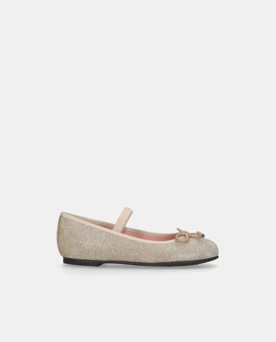 

Балетки для девочек Pretty Ballerinas, серебряный