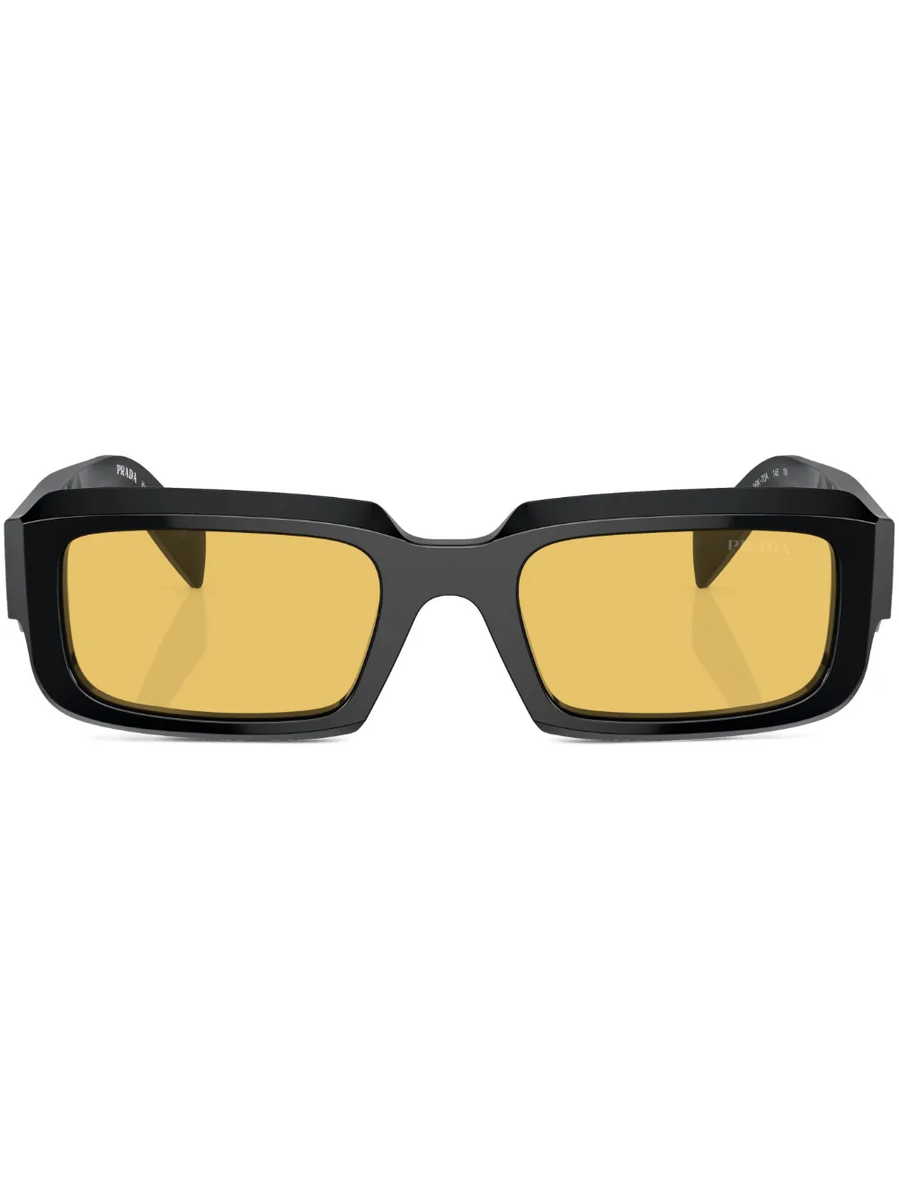 

Солнцезащитные очки в прямоугольной оправе Prada Eyewear, черный