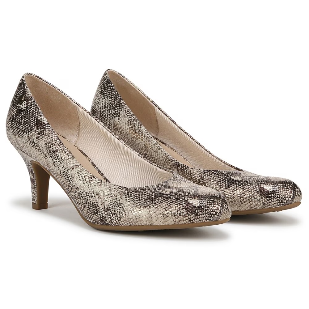 Туфли на каблуке Parigi от Lifestride, taupe faux leather