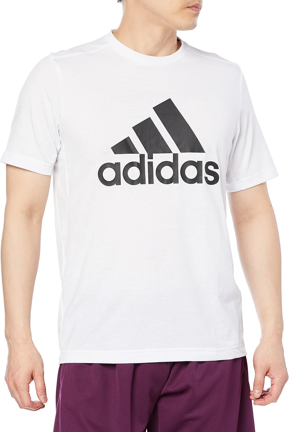

Мужская футболка с коротким рукавом adidas Essentials Logo, белый/черный