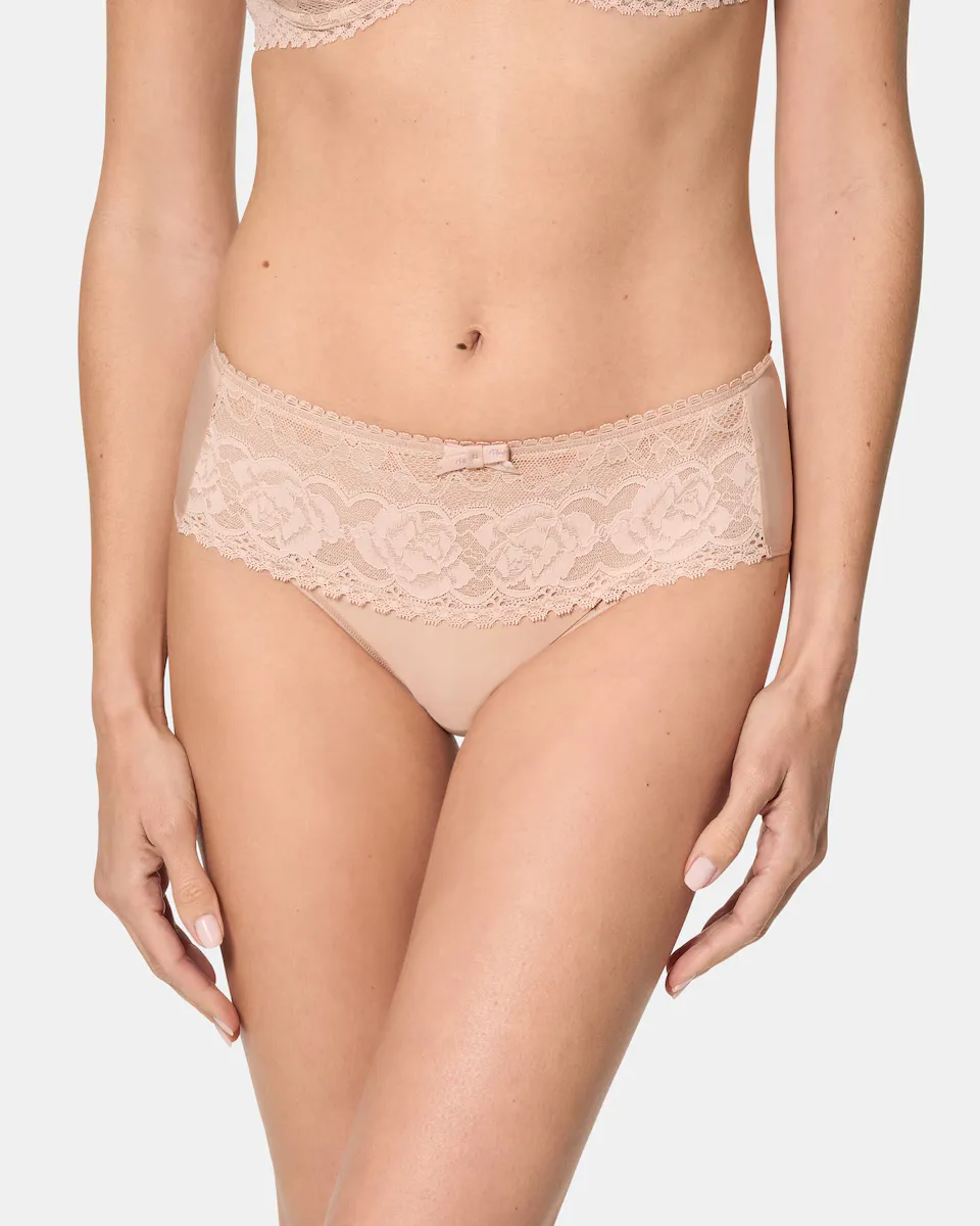 

Классические трусики с цветочным кружевом спереди Playtex, натуральный