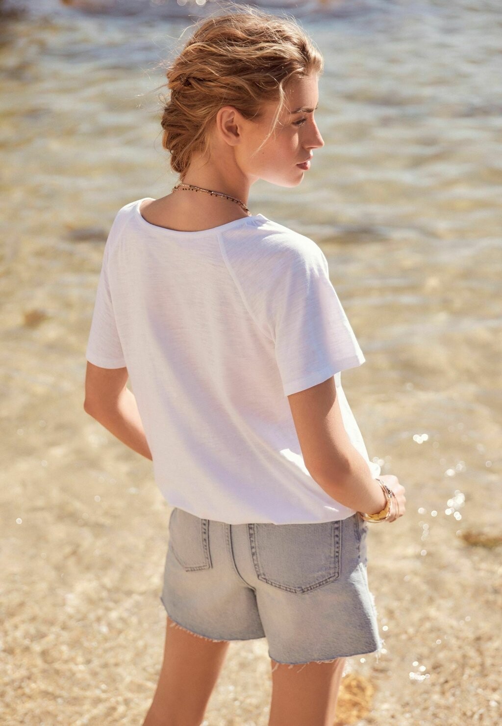 

Футболка с принтом SHORT SLEEVE BUBBLEHEM Next, белый