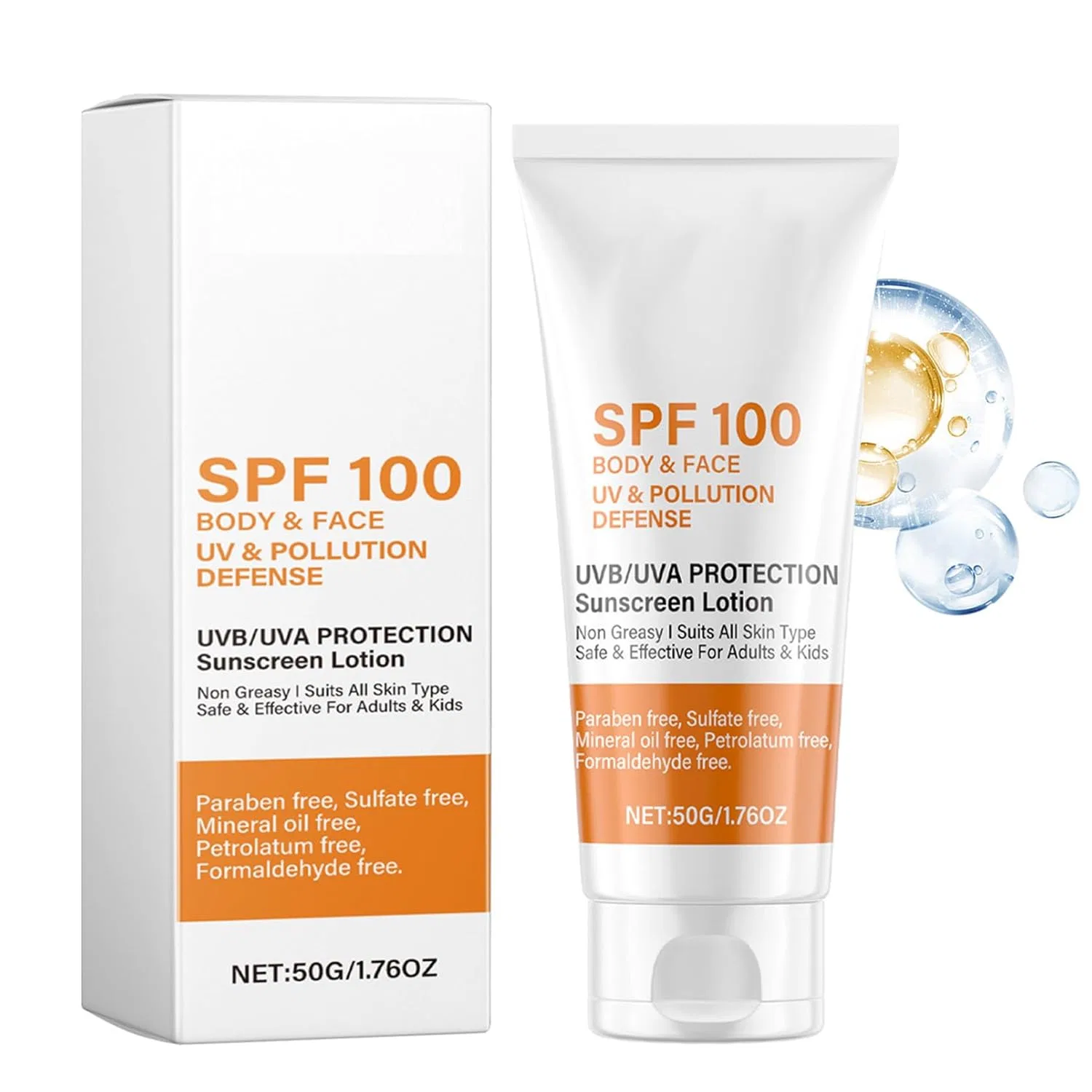 Солнцезащитный крем SPF 100 для лица и тела Meitrend