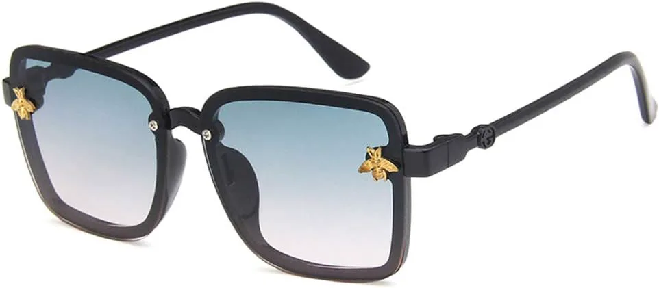 

Солнцезащитные очки Shiratori унисекс, модные, желтые, для отдыха, квадратные, неполяризованные, с защитой от УФ-излучения UV400, Bright Black Light Grey