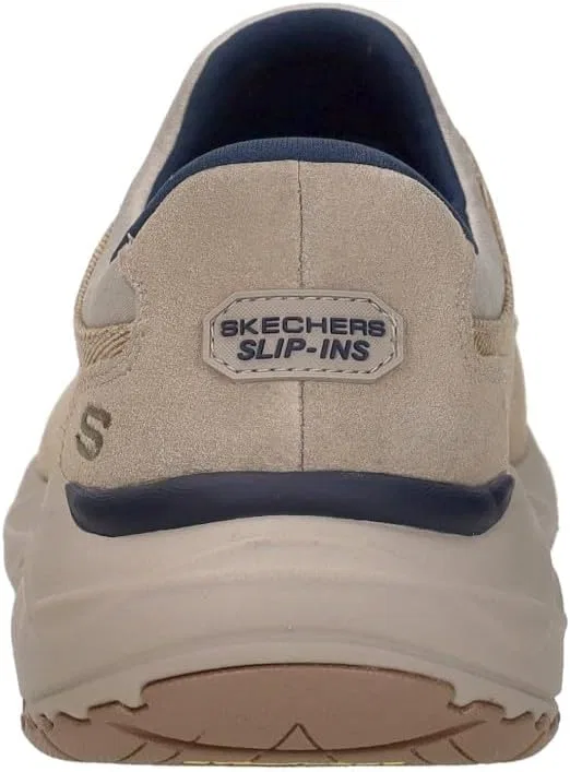 Мужские кроссовки Skechers USA Arch Fit Maverick - Wolfe с круглым носком, холщовой застежкой на шнуровке и эластичным ремешком, Tpe — фото 3