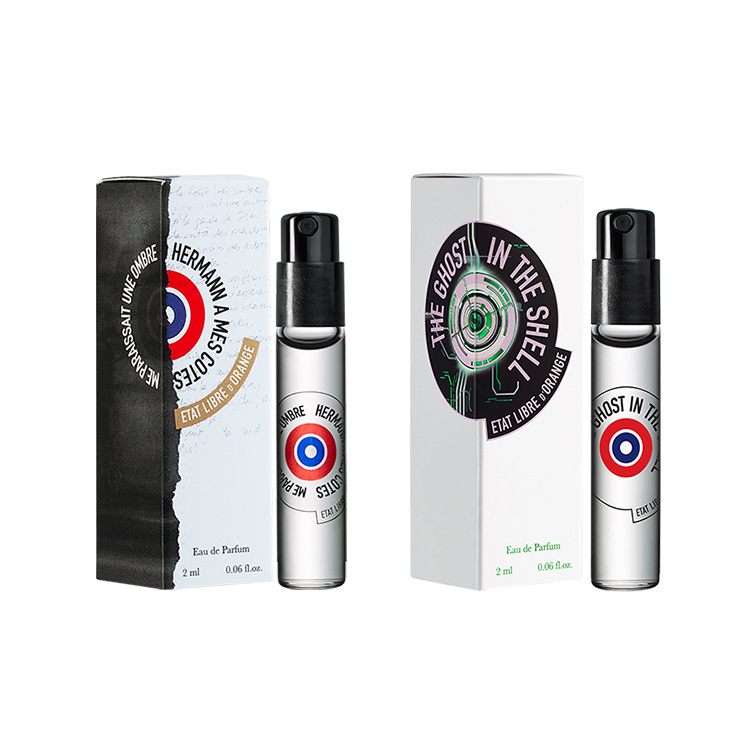 

Классическая коллекция образцов набор из двух парфюмов Eau De Parfum и Eau De Toilette 2мл*2 Etat Libre D'Orange, herman shadow 2ml+ghost in the shell 2ml