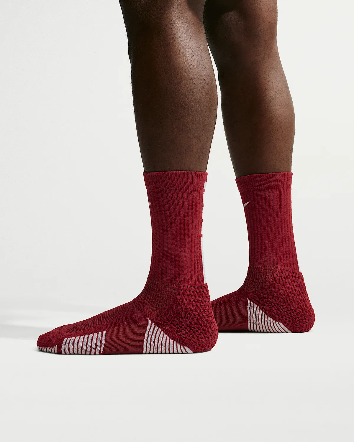 Носки Nike Elite 2.0 с амортизацией (1 пара), Team Crimson/White/White