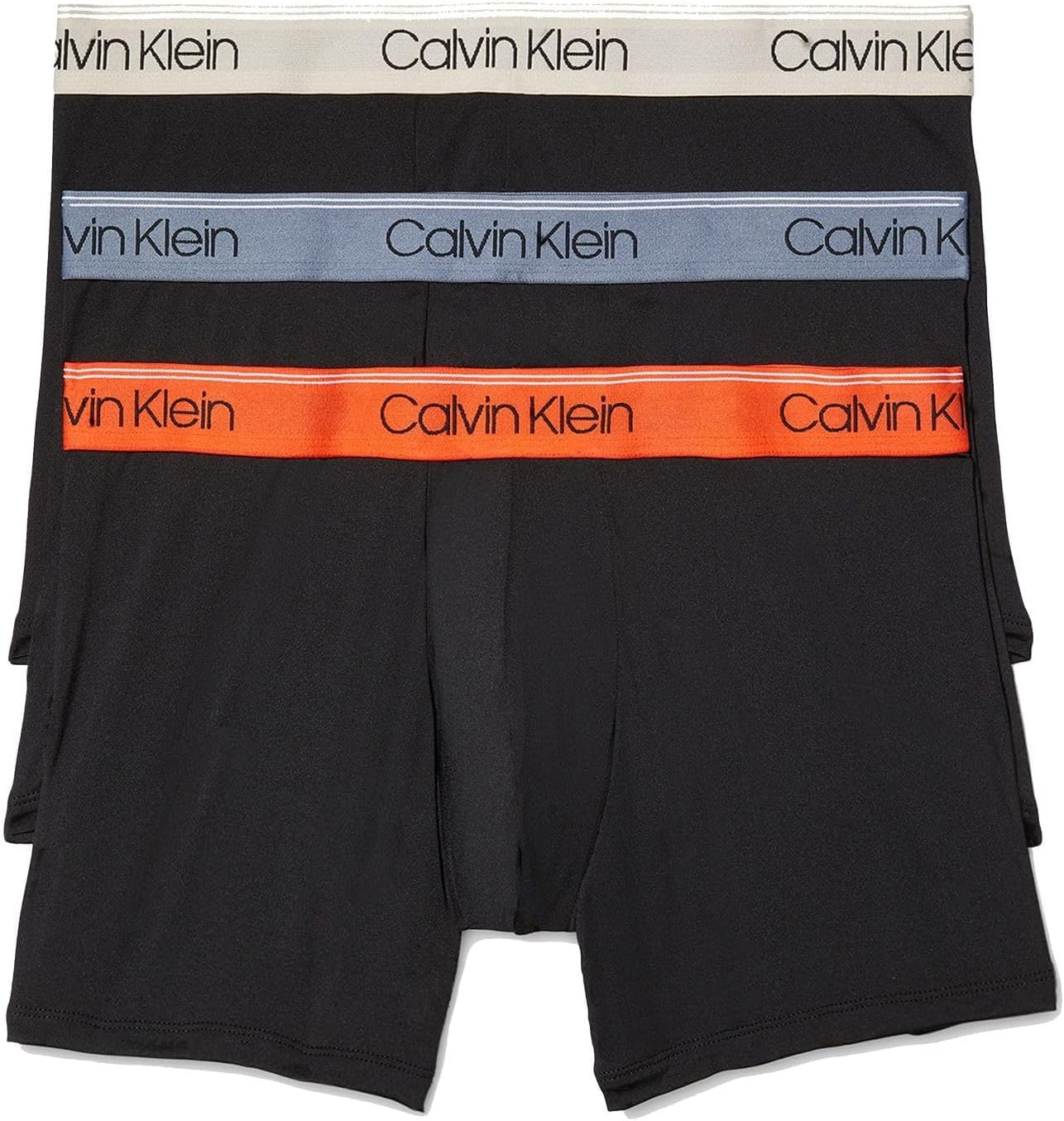 

Мужские трусы-боксеры Calvin Klein Micro Stretch, 7 шт., Black Bodies W/ Asphalt Grey, Mudstone, Acid Orange