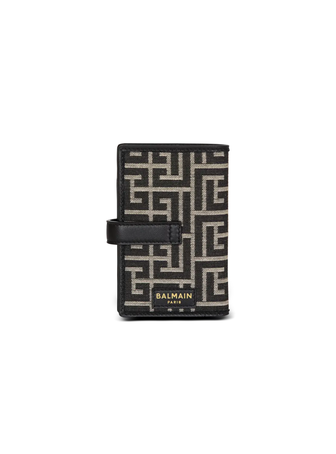 Держатель для карт из жаккарда с монограммой Pulse Holder Balmain, черный — фото 3