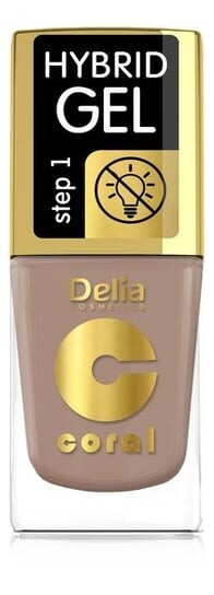 

Гибридный гель Коралл, Лак для ногтей 83 11мл Delia Cosmetics