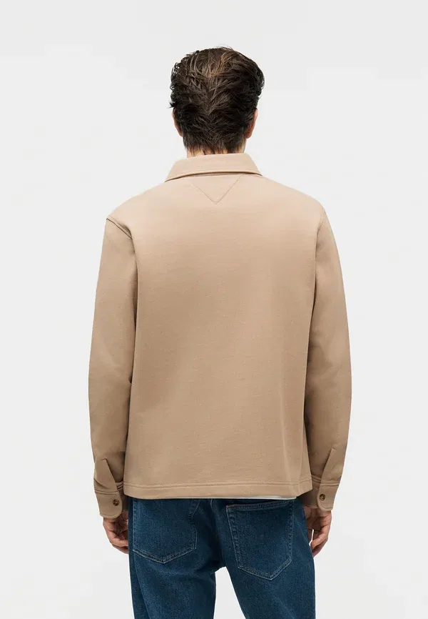 Рубашка-овершерт Tommy Hilfiger Essential Overshirt Core Shirt, батик хаки — фото 3
