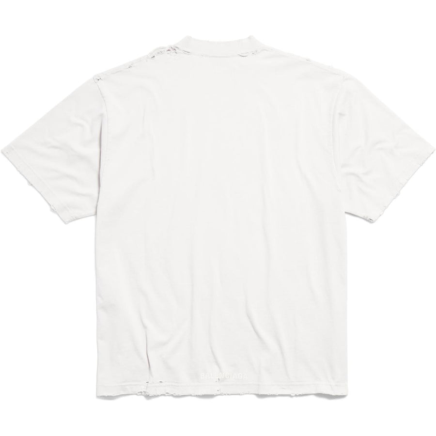 Футболка Balenciaga Paris Liberty T-Shirt 'Off White', бежевый — фото 2