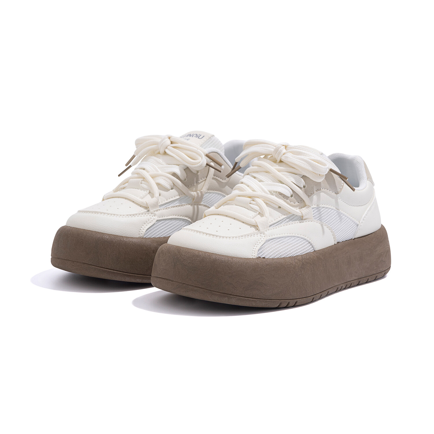 Кроссовки HUANQIU Skateboarding Shoes Women's Low-top Brown, коричневый — фото 2