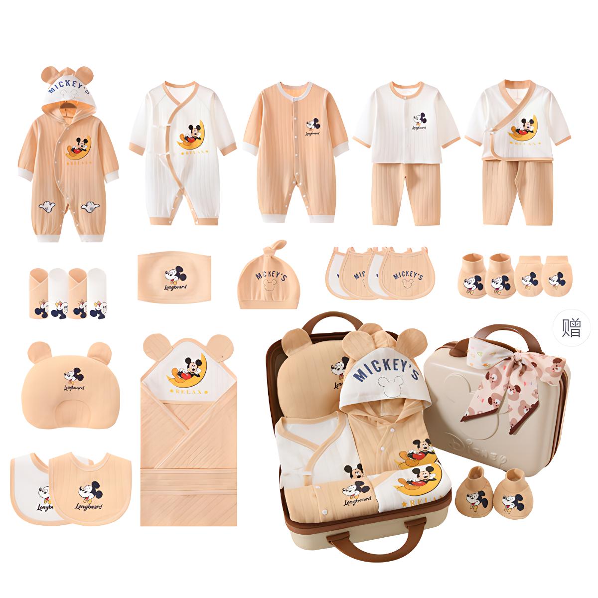 Подарочная коробка для малышей и детей ясельного возраста Disney, [All-Season 2-Piece Set Coffee]Password Suitcase — фото 4
