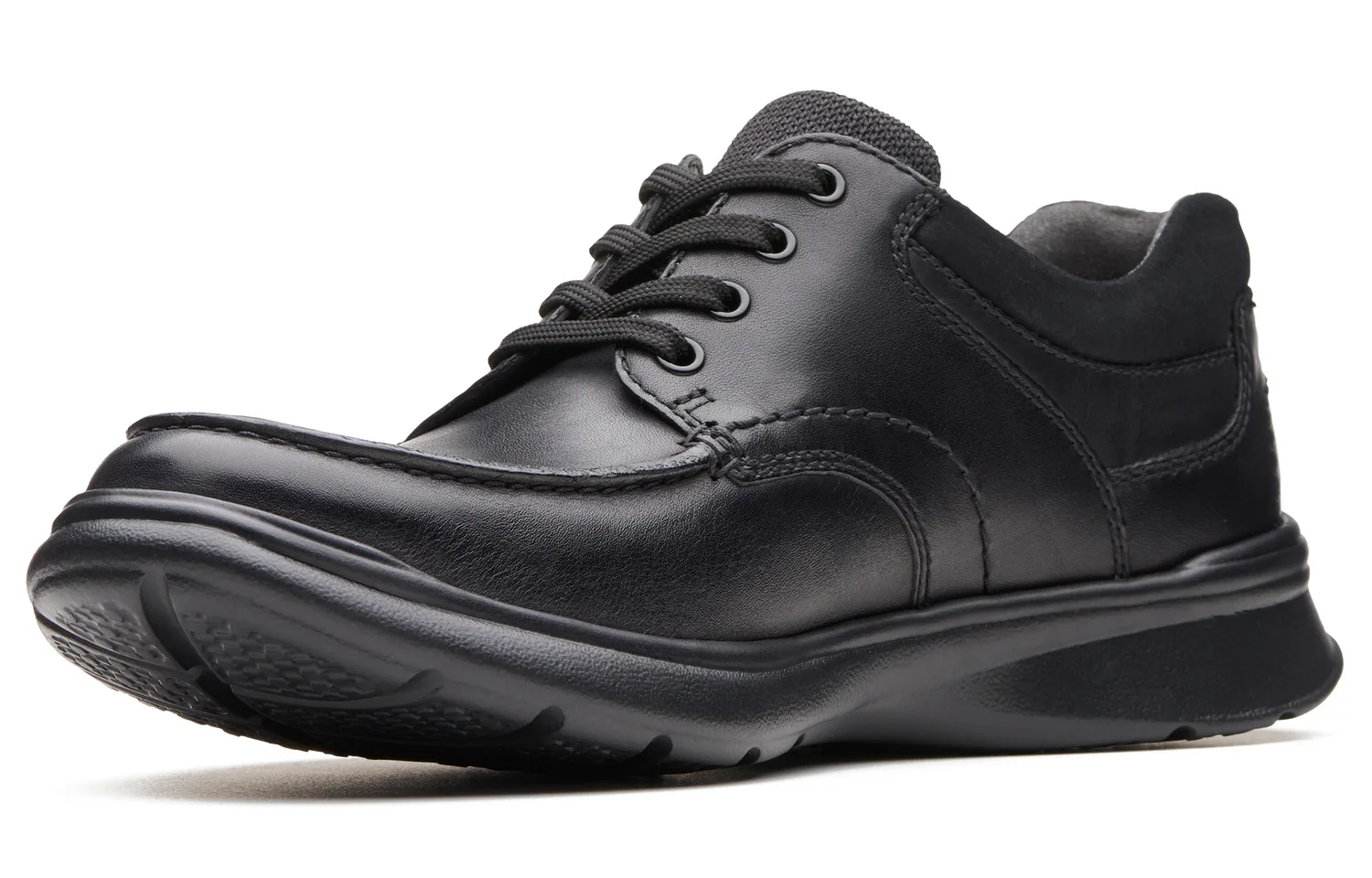 Clarks Повседневные кожаные туфли мужские low top черные — фото 3