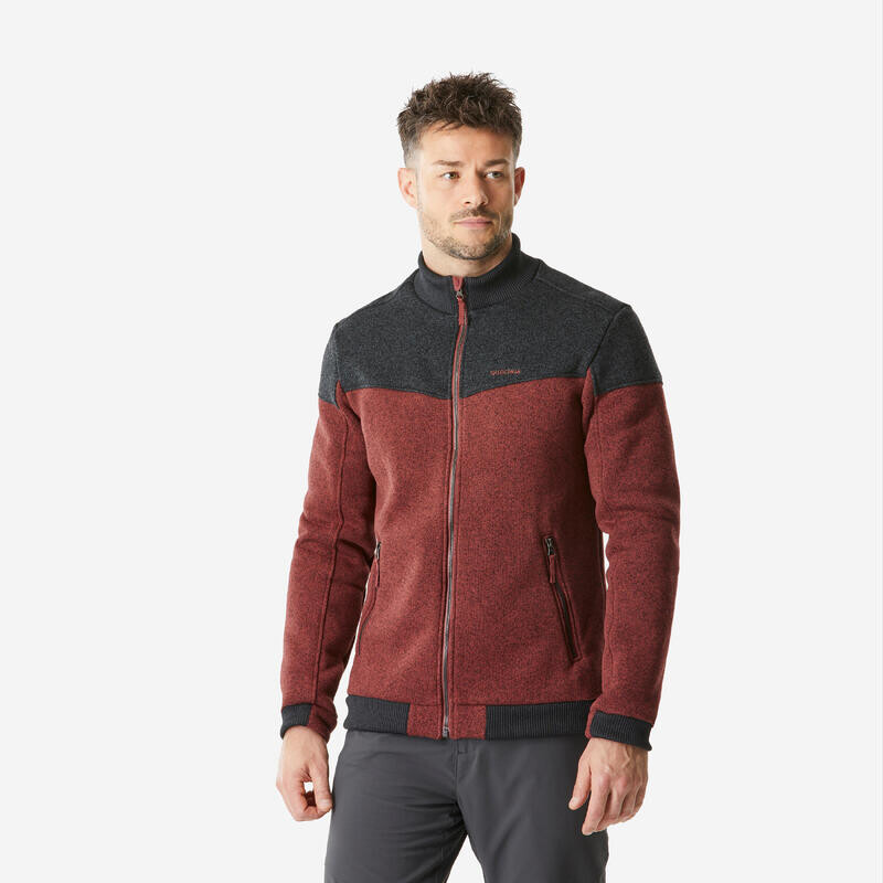 

Куртка флисовая Quechua, цвет terrakotta braun/rauchschwarz