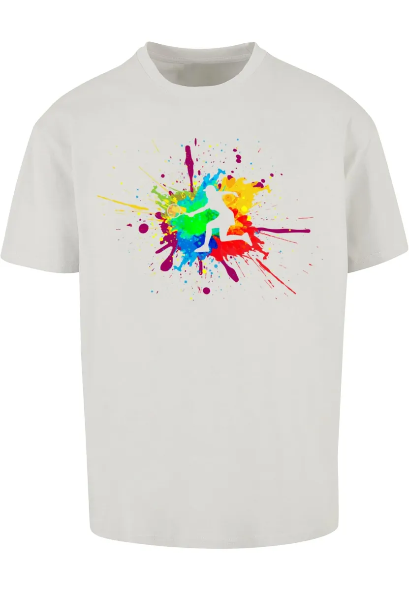 

Футболка Merchcode "Мужская футболка Merchcode Color Splash Player Heavy Oversized ", цвет Lightasphalt