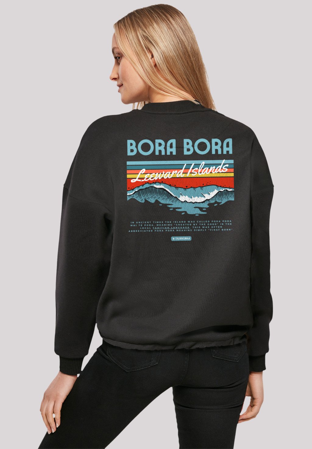 

Толстовка BORA LEEWARDS ISLAND F4NT4STIC, черный