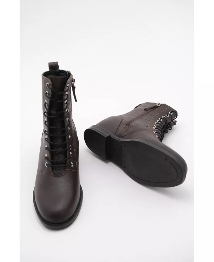 Кожаные ботинки Tivona (женские) Forever & Always Shoes, коричневый — фото 2