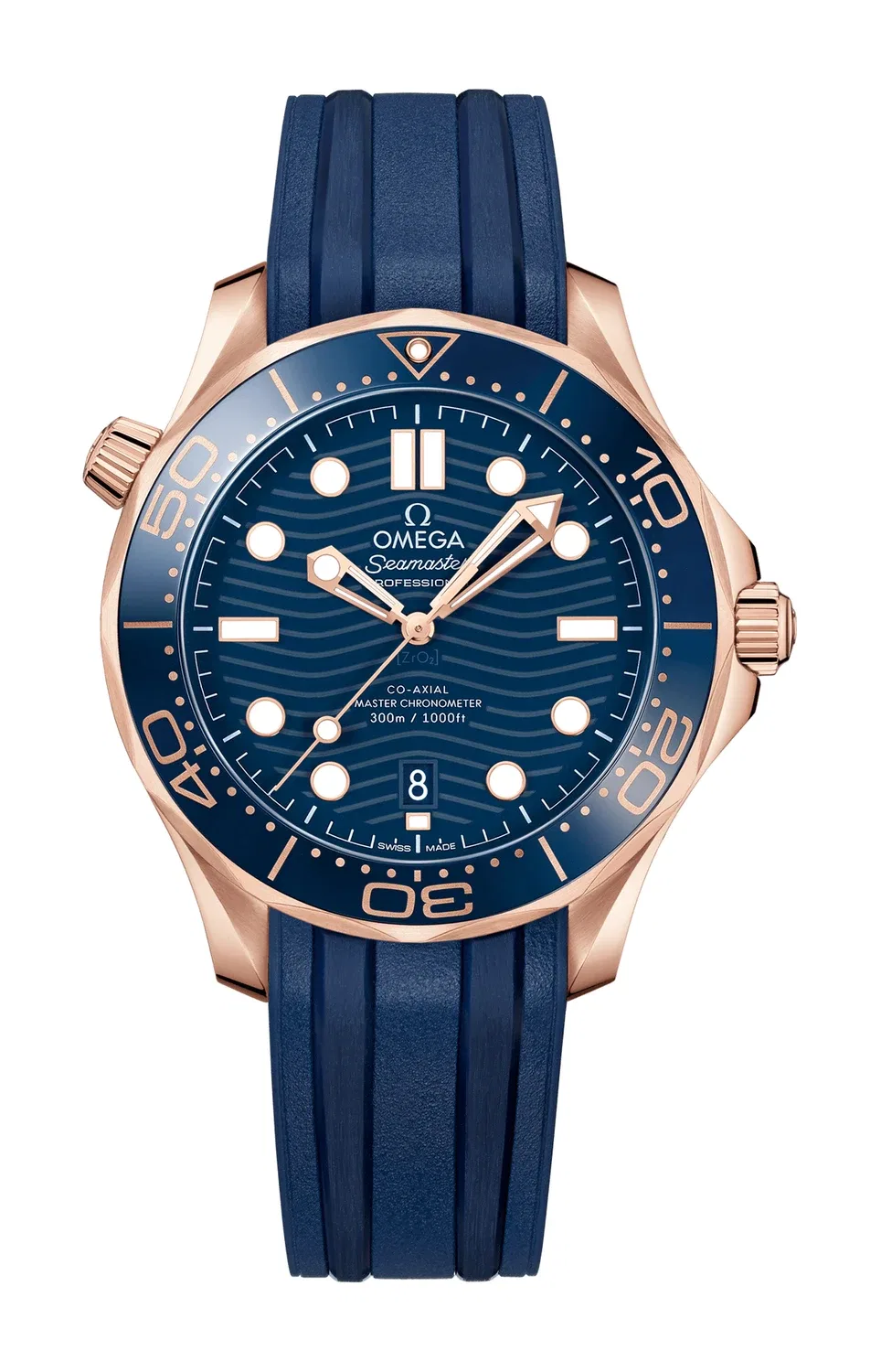 DIVER 300М OMEGA CO-AXIAL MASTER CHRONOMETER 42 ММ - 210.62.42.20.03.001, золотой