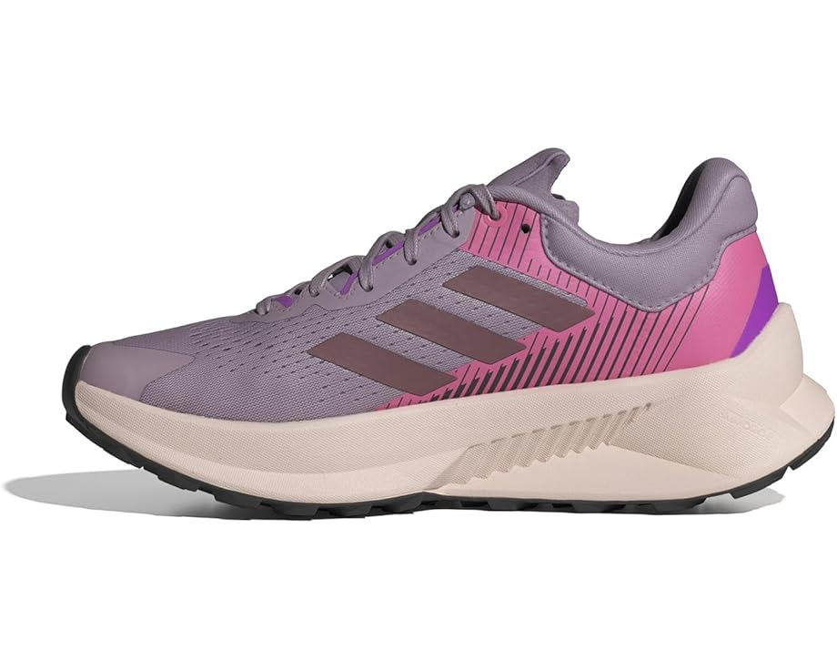 Кроссовки adidas Outdoor Terrex Soulstride Flow, цвет Preloved Fig/Quiet Crimson/Pink Fusion — фото 4