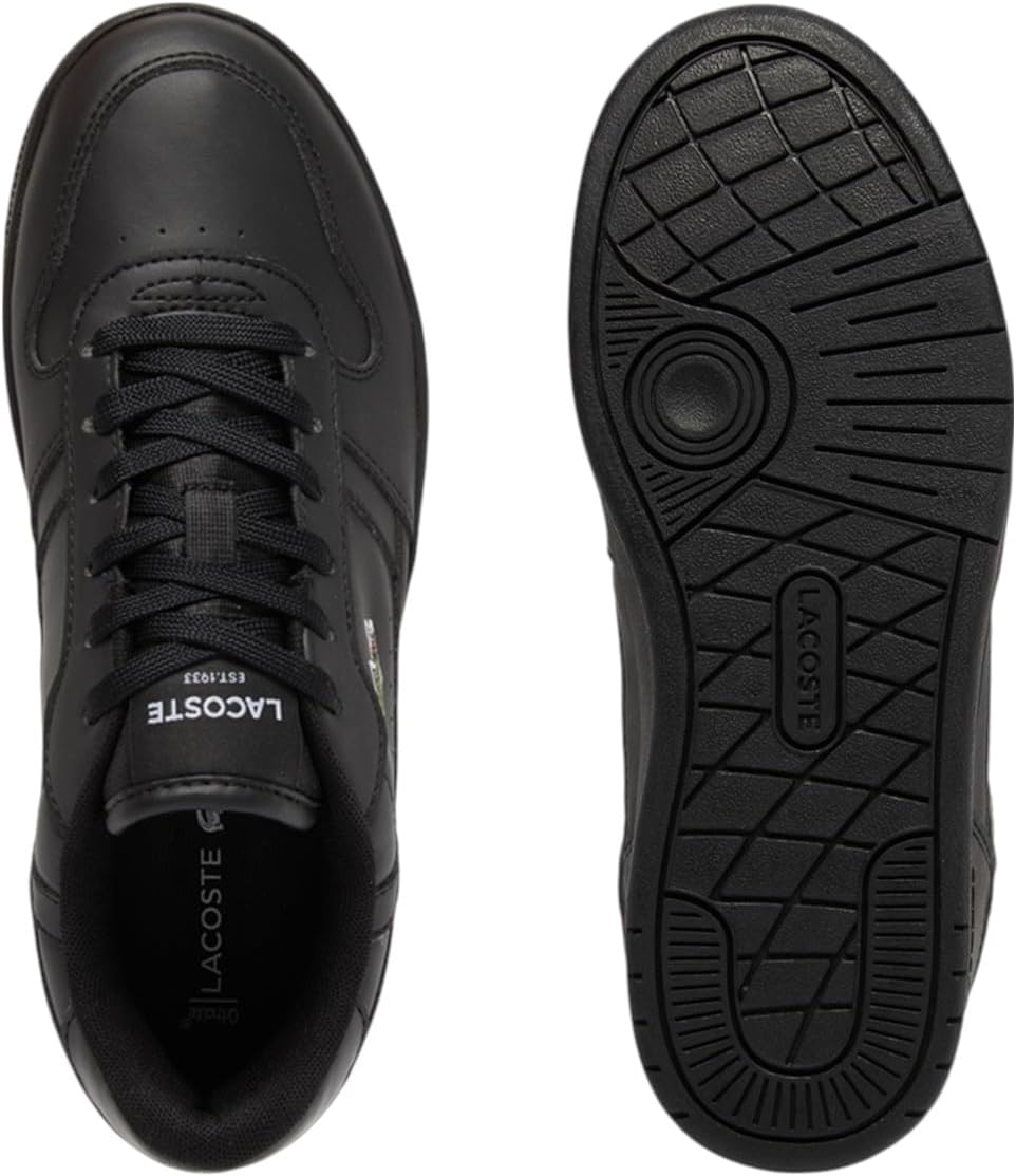 Кроссовки Lacoste для детей и подростков, комплект T-Clip, черный — фото 4