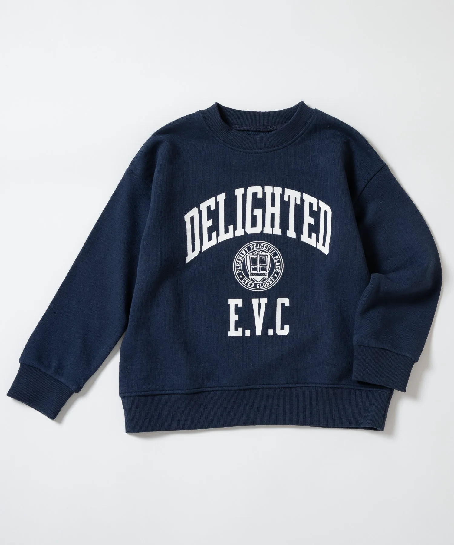 Толстовка с принтом Ever Closet, Navy (logo) — фото 4