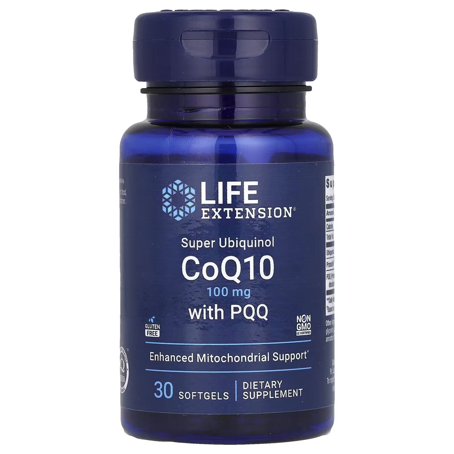 

Убихинол Life Extension CoQ10 & PQQ 100 мг, 30 таблеток