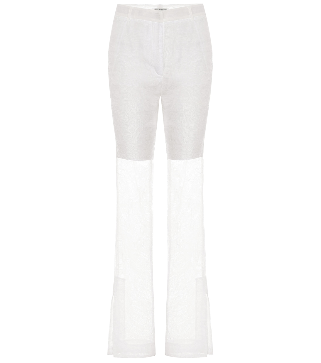 

Брюки Элизабет с высокой талией Cecilie Bahnsen, белый