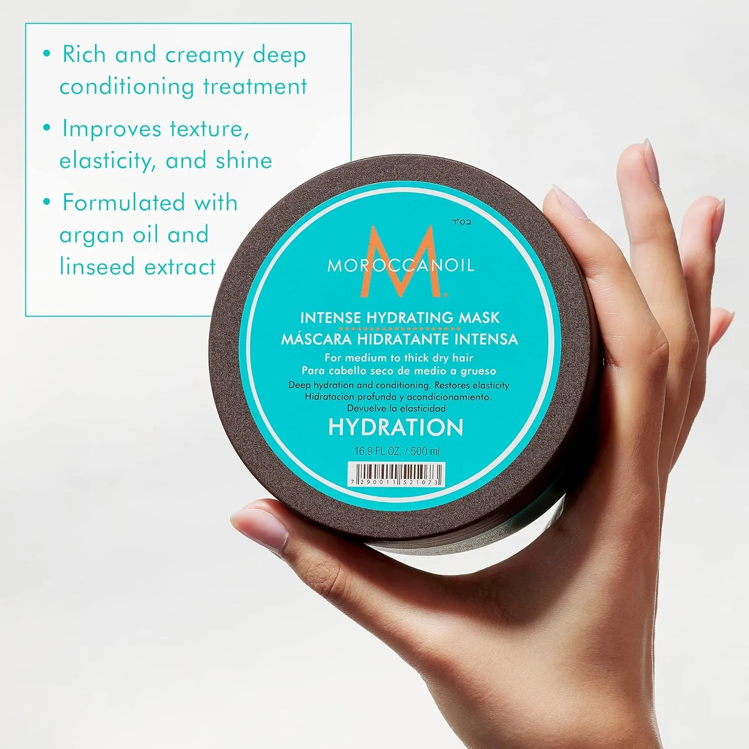 Интенсивная увлажняющая маска для волос Moroccanoil 500 мл (1 шт.) — фото 2