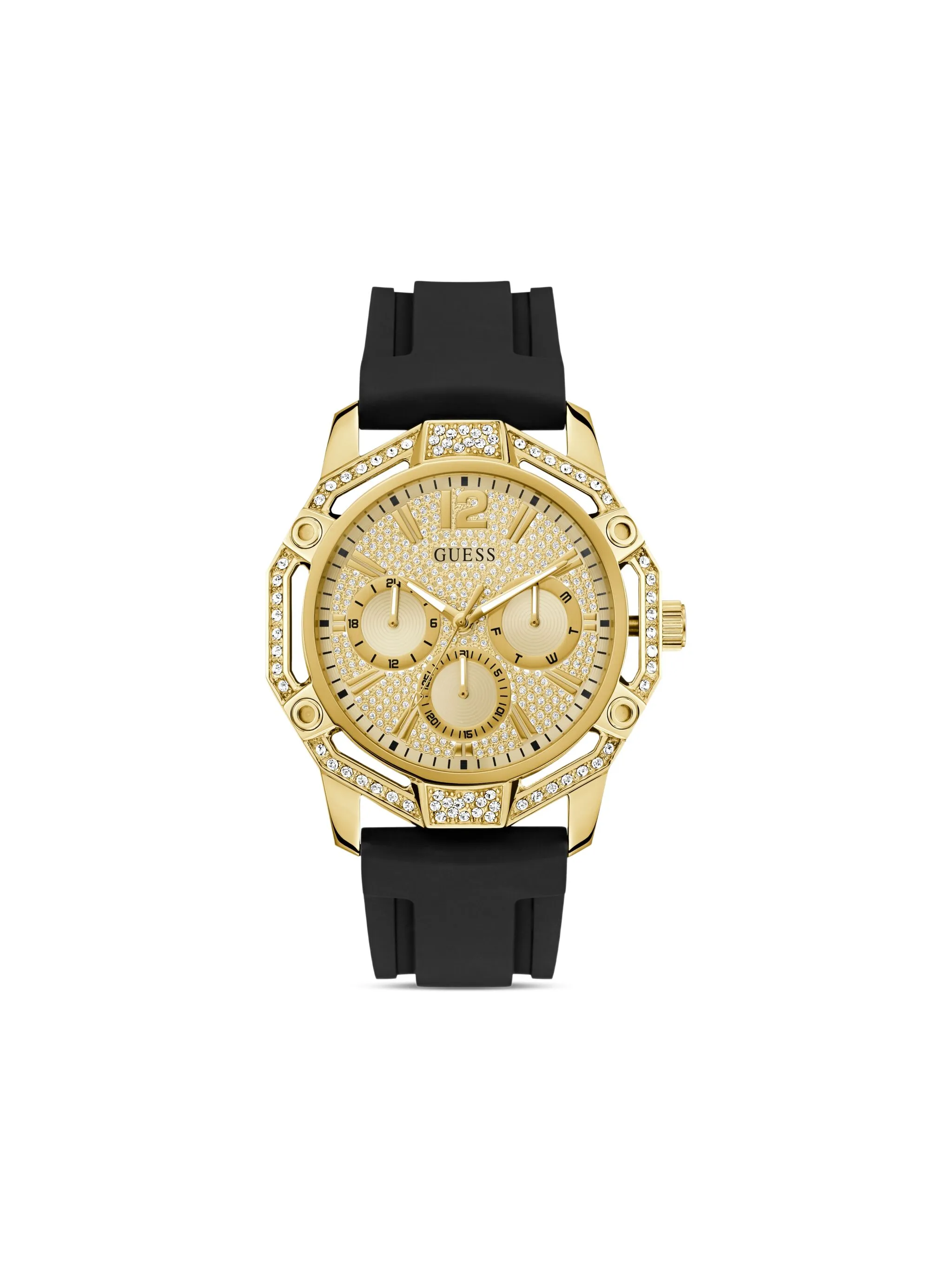 

Наручные часы Crystal Glitz 46 мм Guess Usa, золотистый