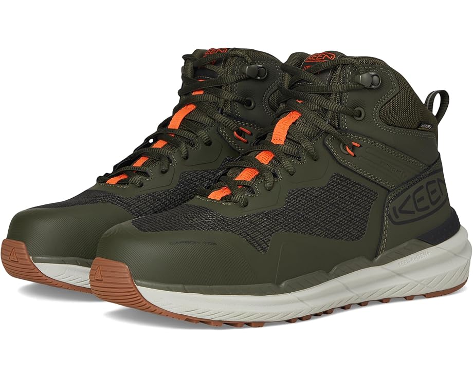 

Кроссовки KEEN Utility Synchro Waterproof Work Boot, цвет Forest Night/Gum