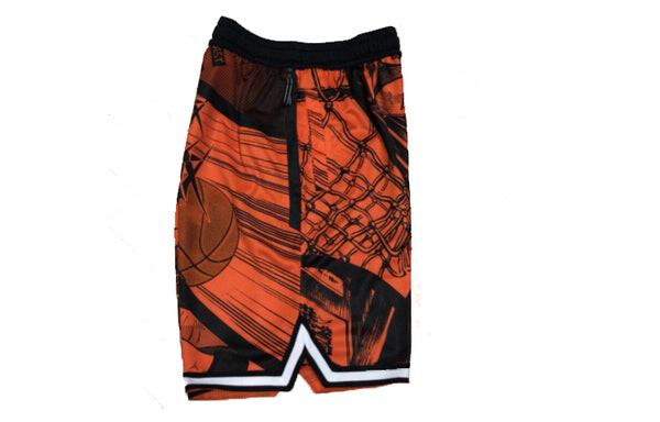 Шорты dri fit high school league comics элитные баскетбольные шорты мужские Nike, оранжевый — фото 2
