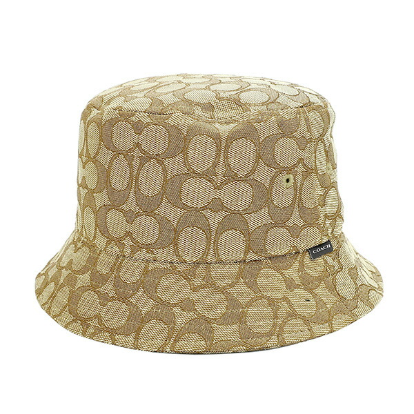

COACH Хлопковая полиэстеровая панама унисекс цвета хаки, Khaki