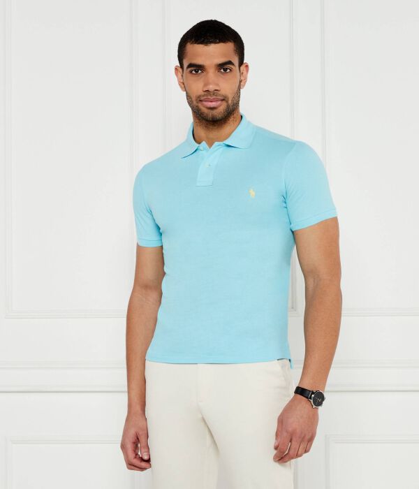 

Рубашка поло Slim fit Polo Ralph Lauren, синий