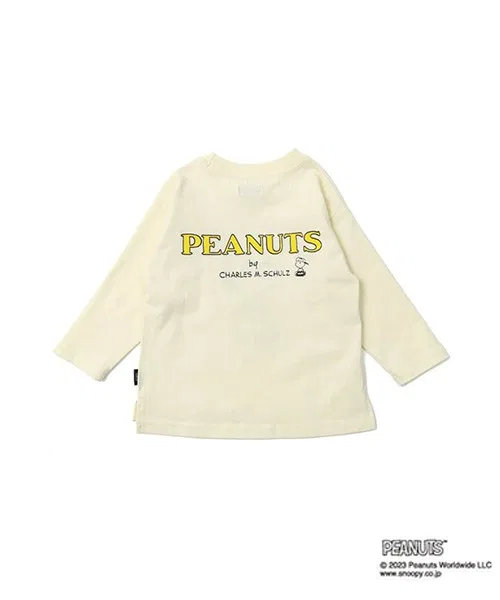 Детская хлопковая футболка с принтом Peanuts n.o.u.s белая — фото 3
