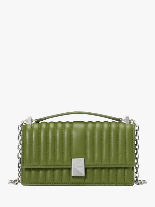 

Стильная стеганая кожаная сумка кроссбоди Deco kate spade new york, Jungle Vine