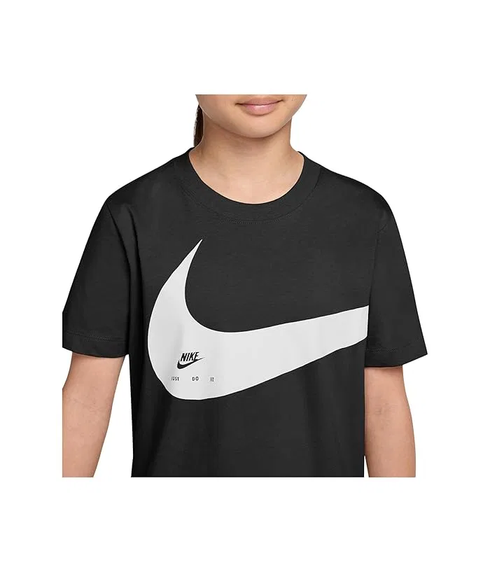 Футболка повседневная Club Energy Nike Kids, Black — фото 3