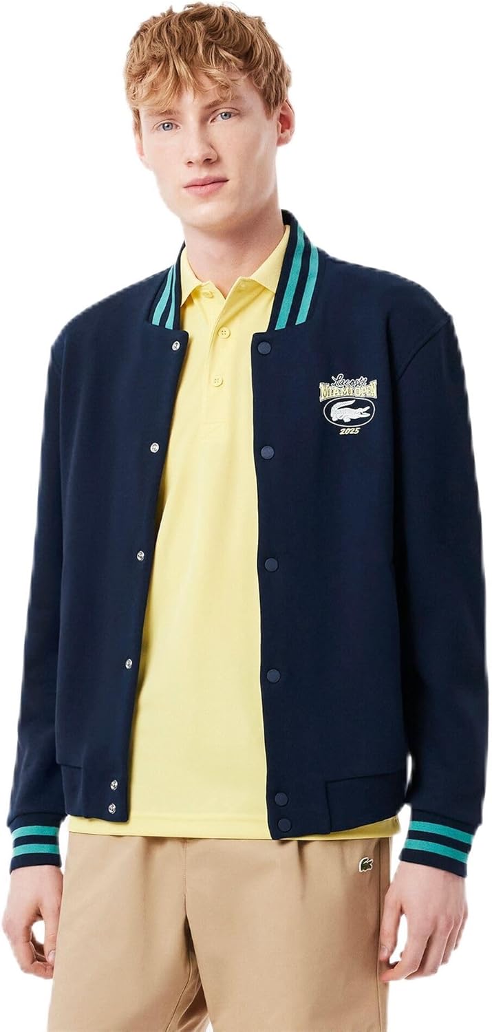 

Мужская толстовка LACOSTE для Открытого чемпионата Майами 2025 года (официальная), темно-синий